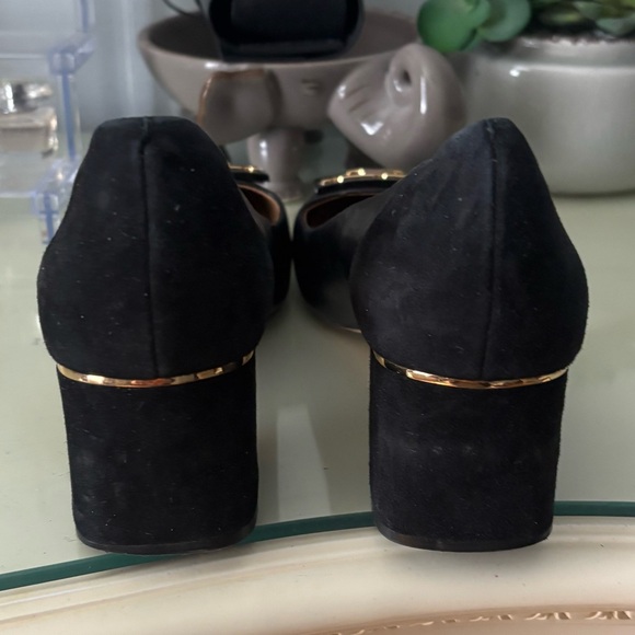 Tory Burch Reva black leather Heels - Picture 9 of 9